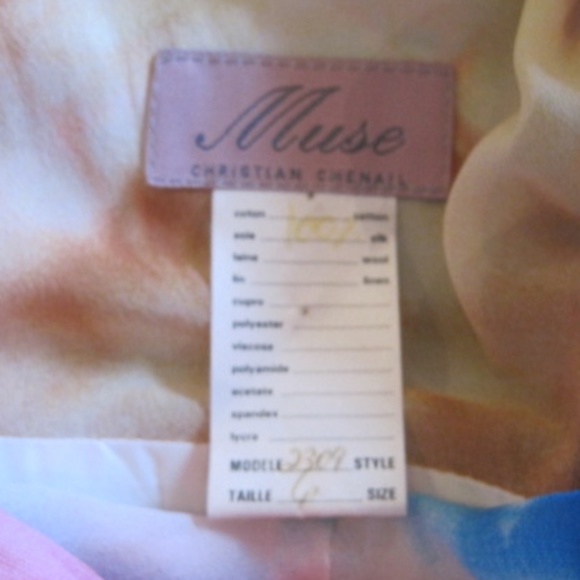 MUSE By Christine Chenail Silk Gown - Picture 5 of 6